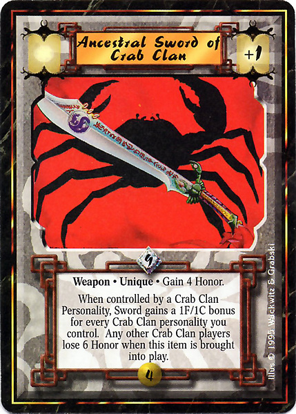 Ancestral Sword of Crab Clan