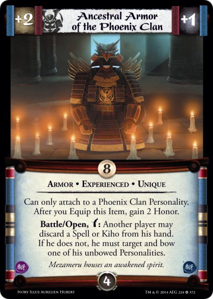 Ancestral Armor of the Phoenix Clan