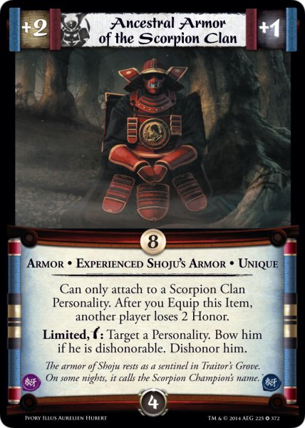 Ancestral Armor of the Scorpion Clan