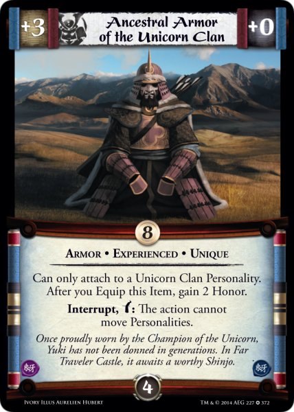Ancestral Armor of the Unicorn Clan