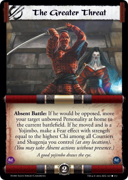 The Greater Threat
