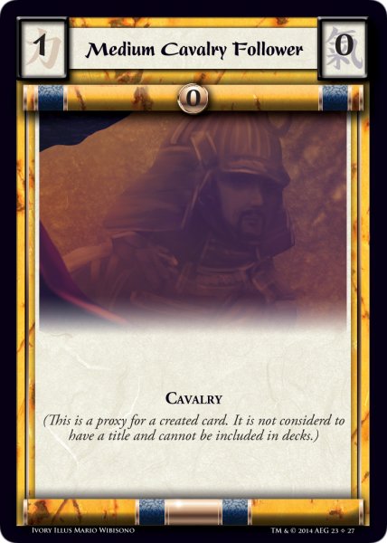Medium Cavalry Follower