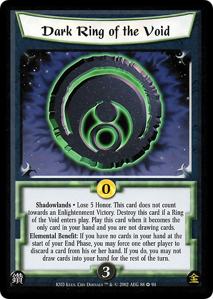 Dark Ring of the Void
