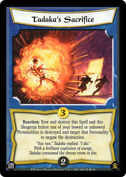 Tadaka's Sacrifice
