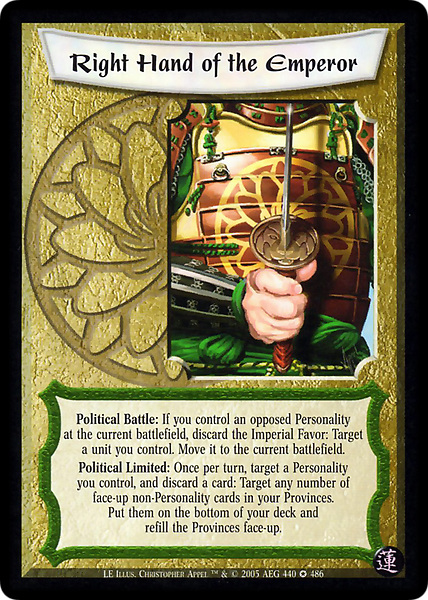 Right Hand of the Emperor