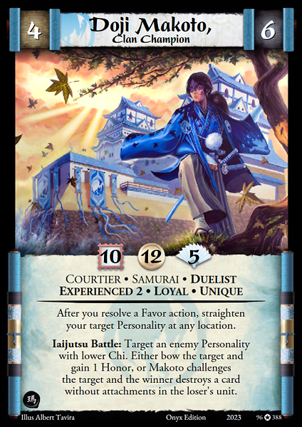 Doji Makoto, Clan Champion