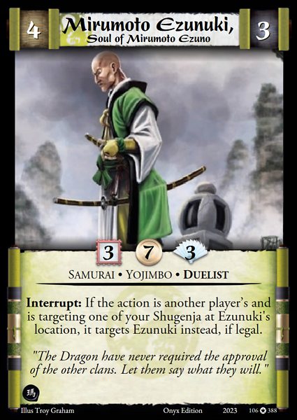 Mirumoto Ezunuki, Soul of Mirumoto Ezuno