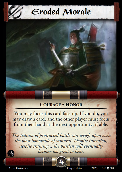 Eroded Morale