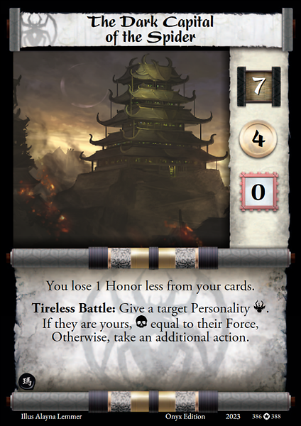 The Dark Capital of the Spider