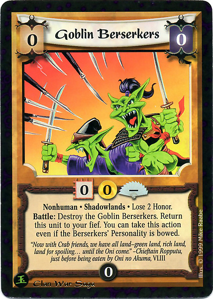 Goblin Berserkers