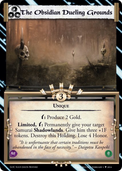 The Obsidian Dueling Grounds