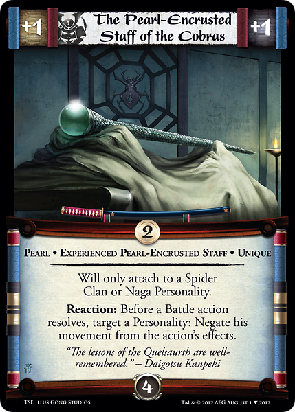 The Pearl-Encrusted Staff of the Cobras