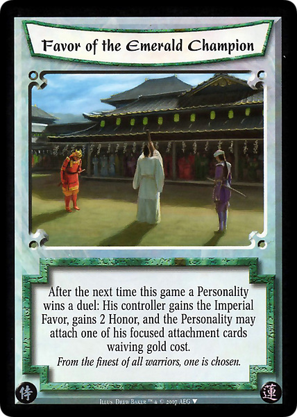 Favor of the Emerald Champion
