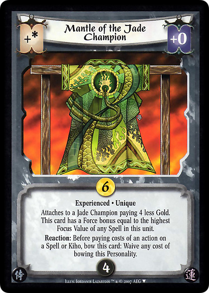 Mantle of the Jade Champion