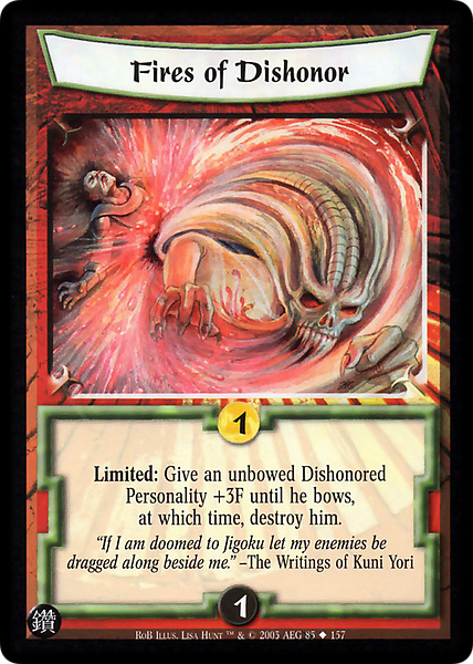 Fires of Dishonor