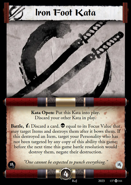 Iron Foot Kata