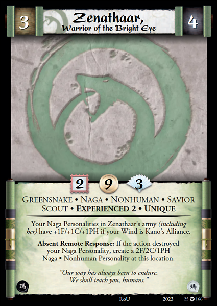 Zenathaar, Warrior of the Bright Eye