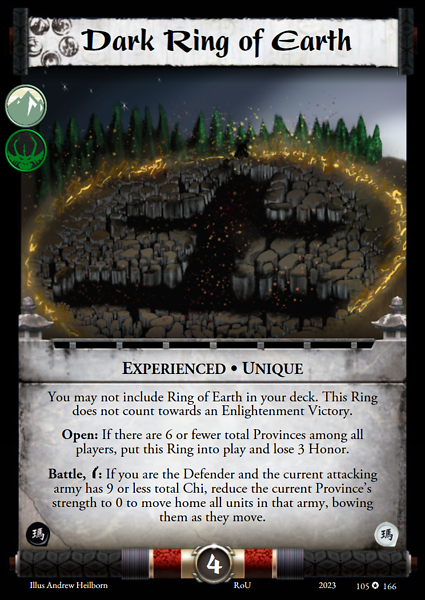 Dark Ring of Earth