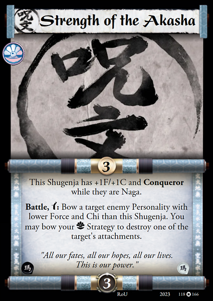 Strength of the Akasha