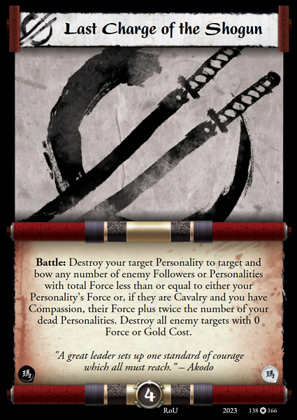 Last Charge of the Shogun