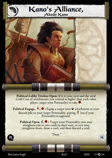 Kano's Alliance, Akodo Kano