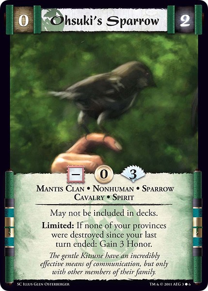 Ohsuki's Sparrow