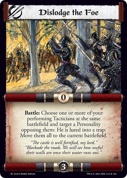 Dislodge the Foe