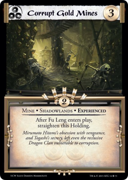 Corrupt Gold Mines