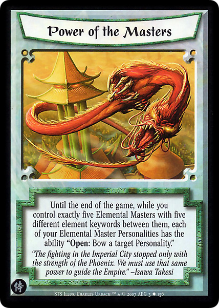 Power of the Masters