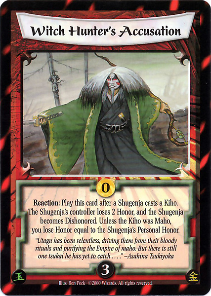 Witch Hunter's Accusation