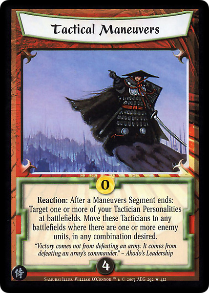 Tactical Maneuvers