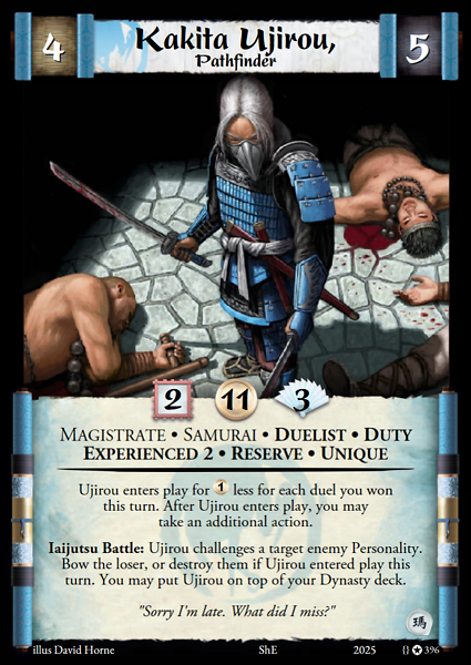 Kakita Ujirou, Pathfinder