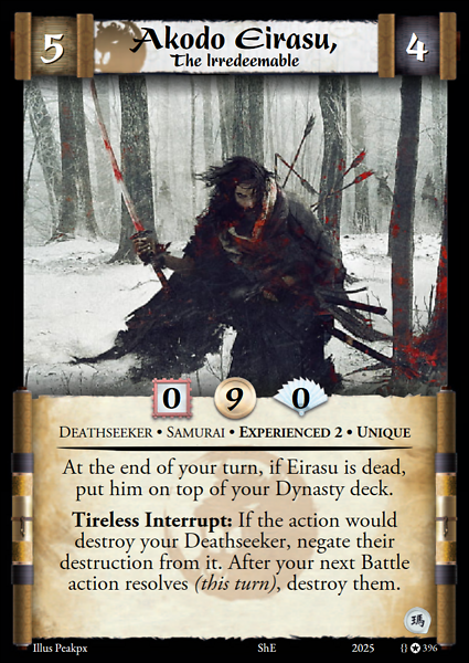 Akodo Eirasu, The Irredeemable