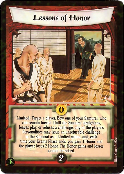 Lessons of Honor