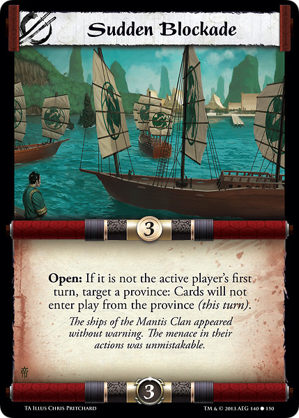 Sudden Blockade