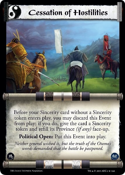 Cessation of Hostilities