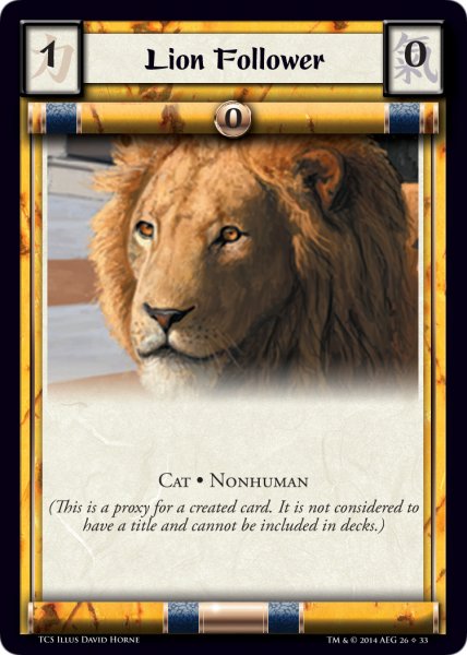 Lion Follower