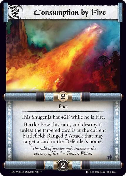 Consumption by Fire