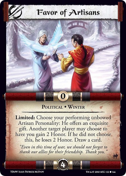 Favor of Artisans