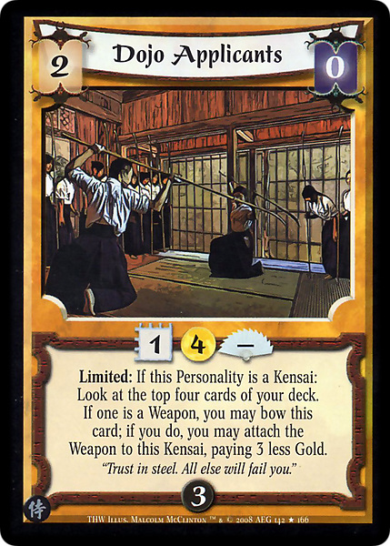 Dojo Applicants