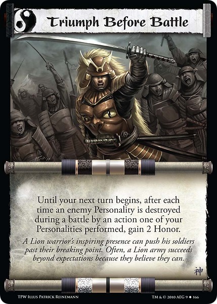 Triumph Before Battle