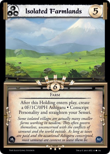 Isolated Farmlands