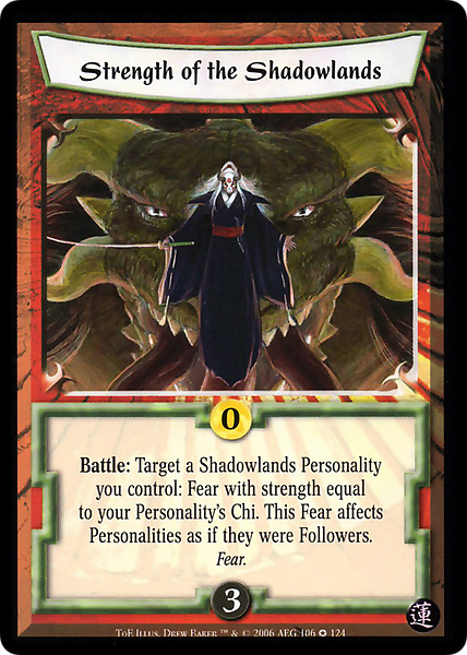 Strength of the Shadowlands