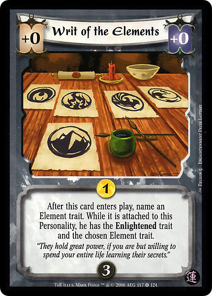 Writ of the Elements