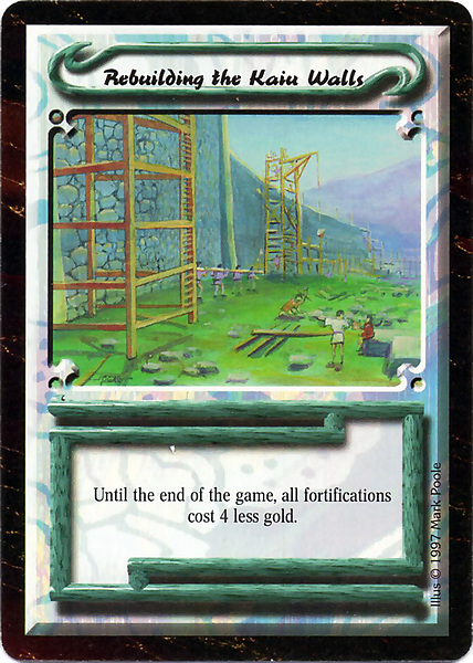 Rebuilding the Kaiu Walls