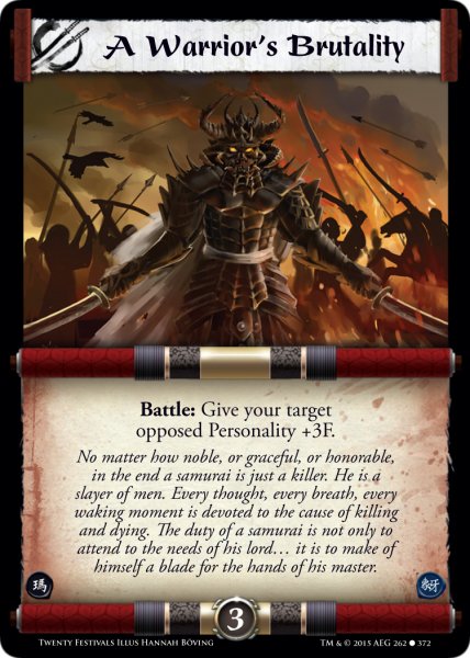 A Warrior's Brutality