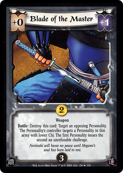 Blade of the Master