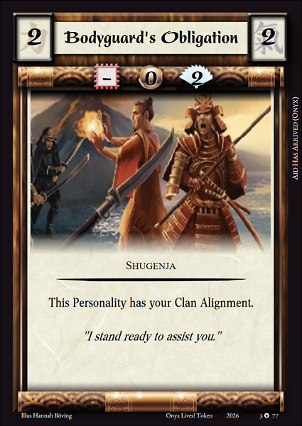 Bodyguard's Obligation