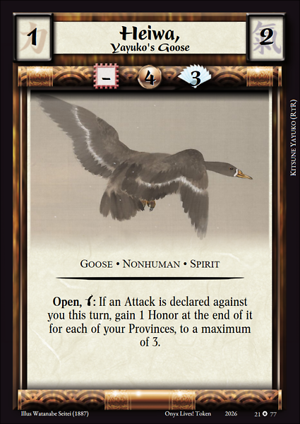 Heiwa, Yayuko's Goose