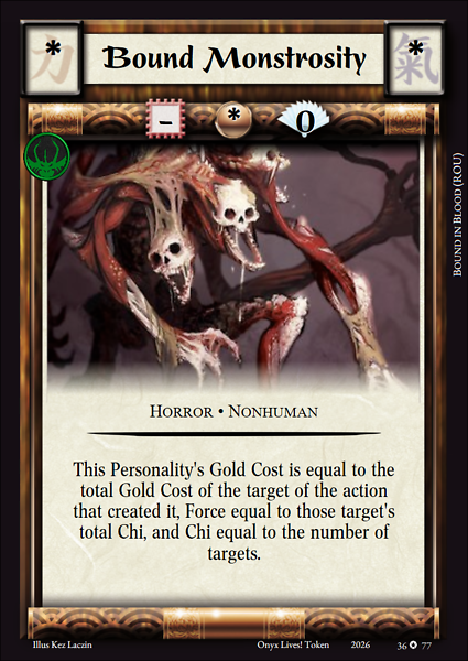 Bound Monstrosity